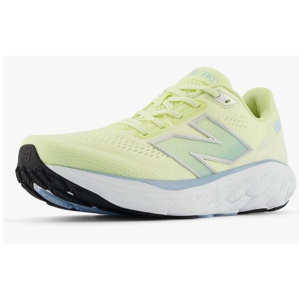 New Balance Men's Fresh Foam X 880 V14 Running Shoe, yellow/Silver /Blue, 13 M